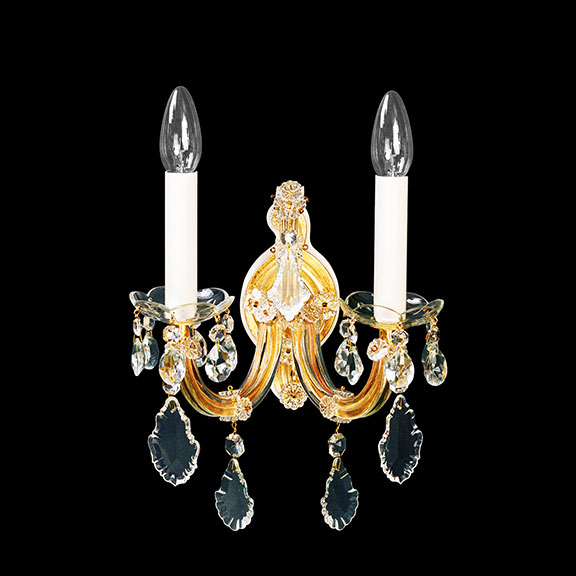 2-arm Maria Theresia wall sconce