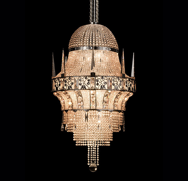 Cologne chandelier by Josef Hoffmann