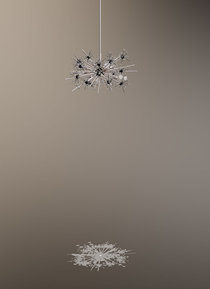 Regular size LOBMEYR Metropolitan chandelier preview